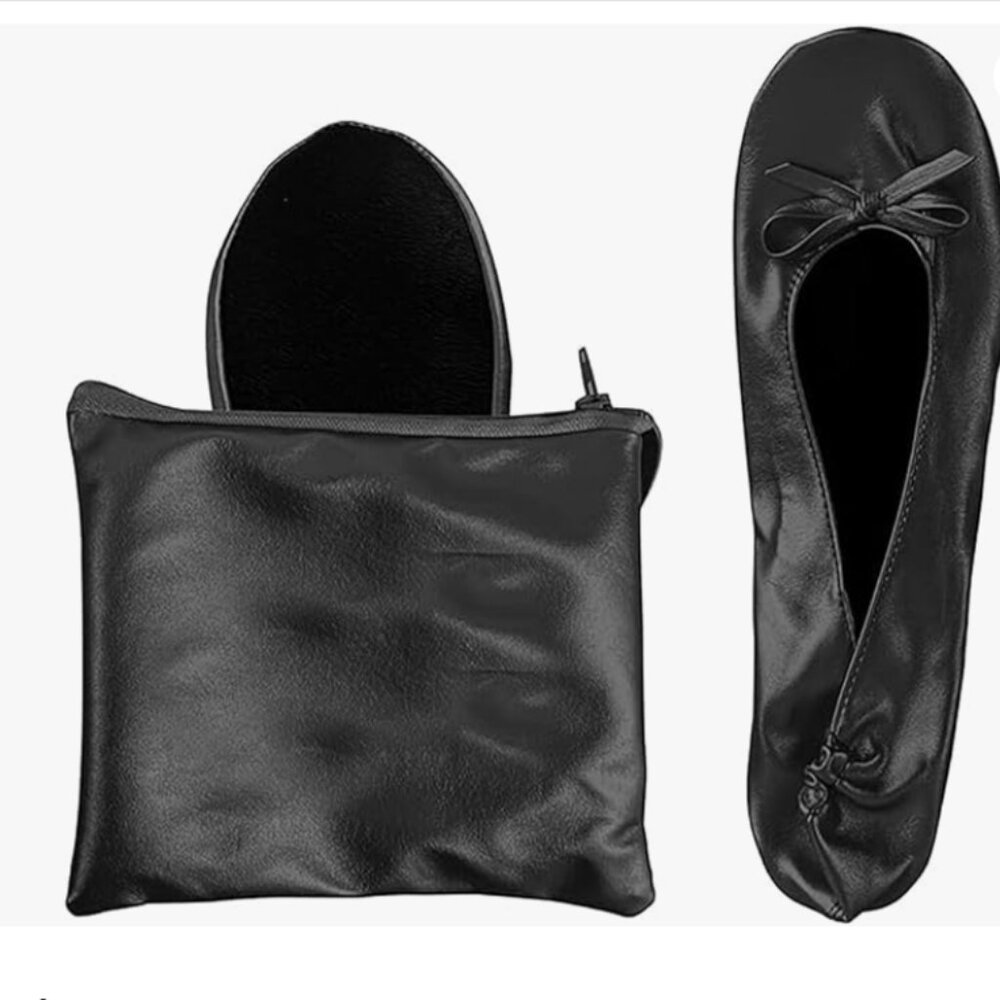 Women's Foldable Dance Shoes Ballet Flats